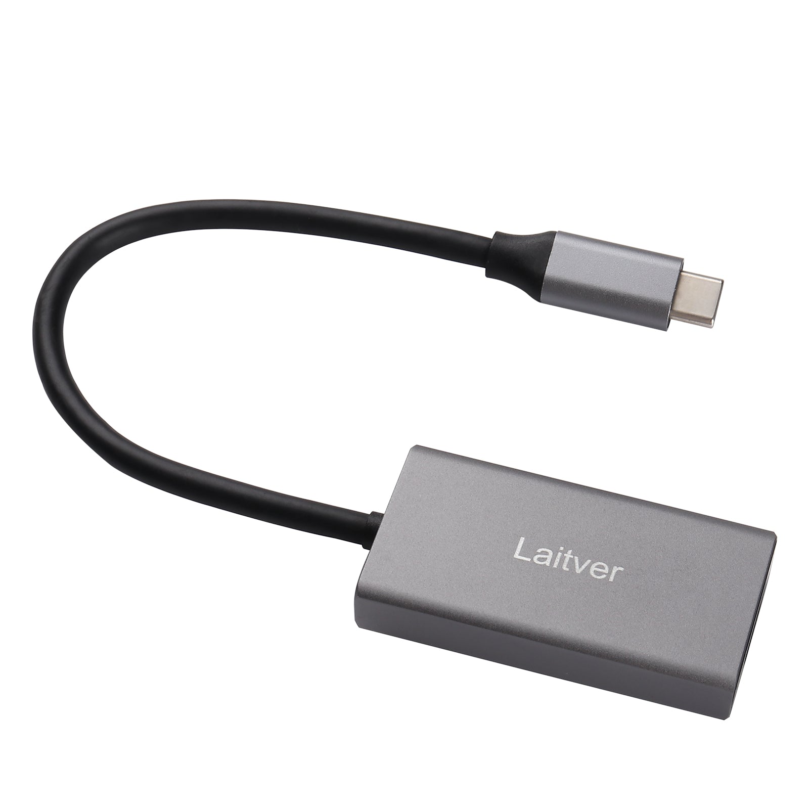 Laitver USB C to HDMI Adapter, 4K@60Hz USB Type-C to HDMI Adapter [Thunderbolt 3/4] HDMI Adapter for iPhone iPad iMac MacBook XPS Surface Pixelbook and More